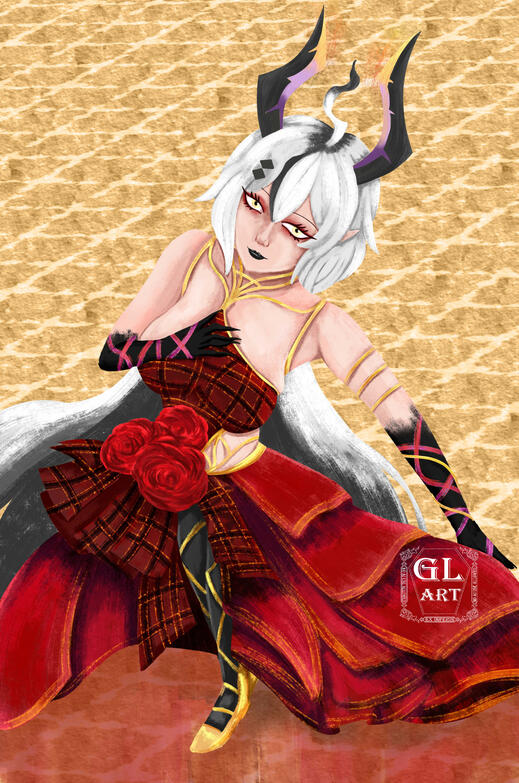 Erebus Tomo Vtuber, Illustration